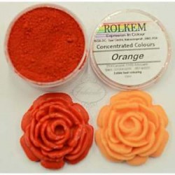 Rolkem - Orange Concentrated - Edible Dust Icing Colour, 10ml 