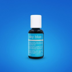 Chefmaster  Liqua-Gel Sky Blue - 0.70 oz. / 20 ml