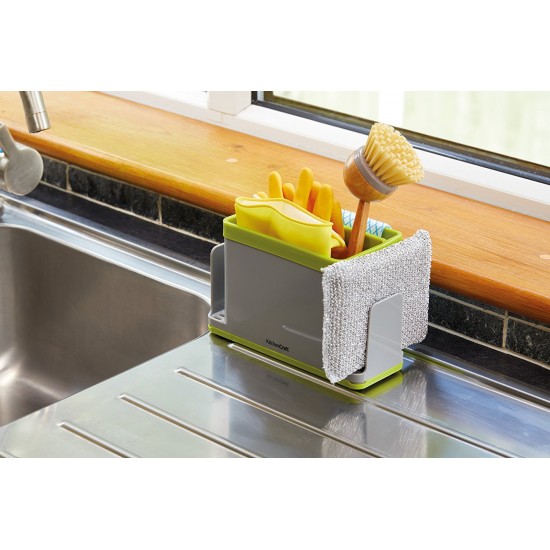 Shop quality Kitchen Craft 4-in-1 Plastic Kitchen Sink Tidy, (7.5" x 3.5" x 4.5") - Grey / Green - AntiRust in Kenya from vituzote.com Shop in-store or online and get countrywide delivery!