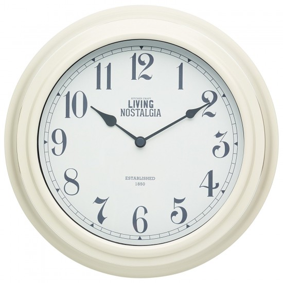 Living Nostalgia Analogue Wall Clock, Antique Cream, 25.5 cm (10 inch), LNCLOCKCRE Shop quality Living Nostalgia Analogue Wall Clock, Antique Cream, 25.5 cm (10 inch) in Kenya from vituzote.com Shop in-store or online and get countrywide delivery!