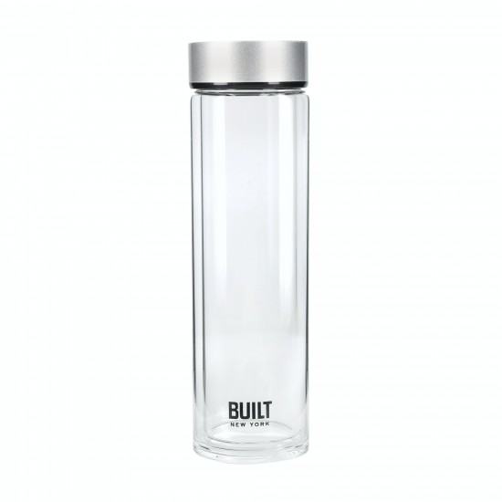 Shop quality BUILT Tiempo Insulated Glass Water Bottle, Silver, 450ml in Kenya from vituzote.com Shop in-store or get countrywide delivery!