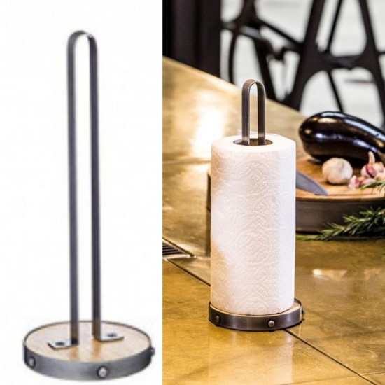 Shop quality Industrial Kitchen Metal / Wooden Kitchen Roll Holder in Kenya from vituzote.com Shop in-store or get countrywide delivery!
