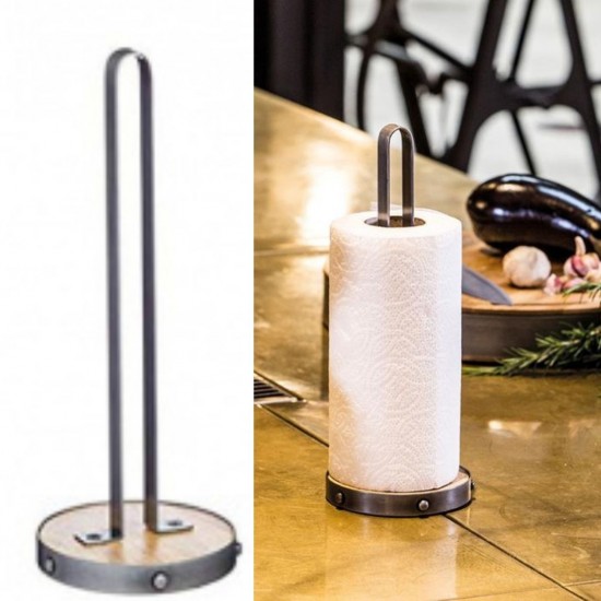 Industrial Kitchen Metal / Wooden Kitchen Roll Holder, INDTOWEL Shop quality Industrial Kitchen Metal / Wooden Kitchen Roll Holder in Kenya from vituzote.com Shop in-store or get countrywide delivery!