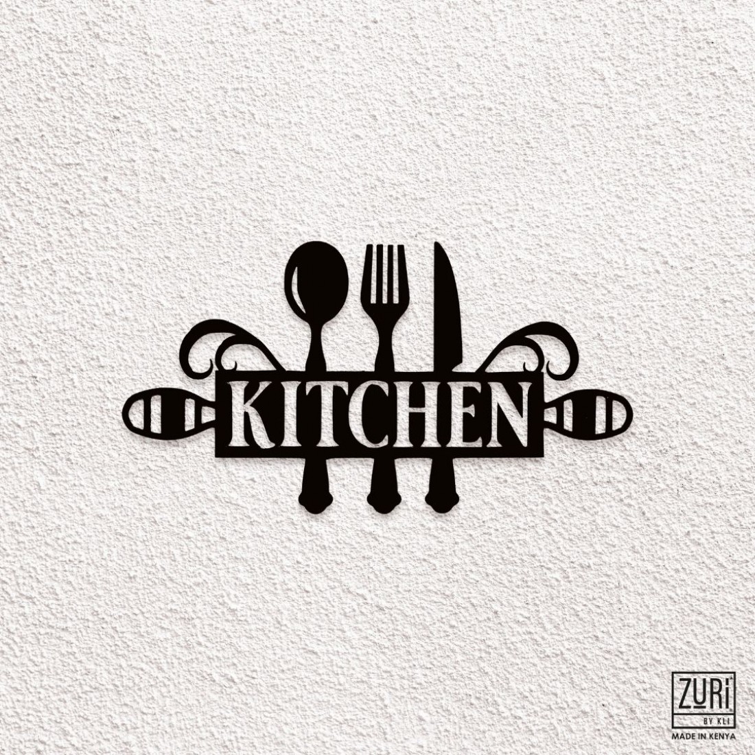 Gift for Her Zuri Kitchen Metal Wall Art Made in Kenya