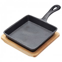 Vituzote.com - Lodge Cast Iron Square Grill Pan, 12-inch, Ribbed