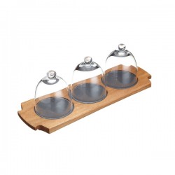 Artesà Mini Cloche Appetiser Serving Set
