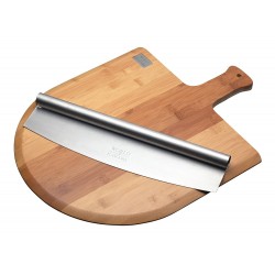 Kitchen Craft Italian Pizza Board And Knife Set