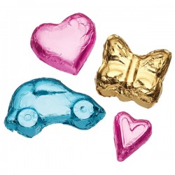 Sweetly Does It Chocolate Foil Wraps, 15cm by 15cm - Pack of 12