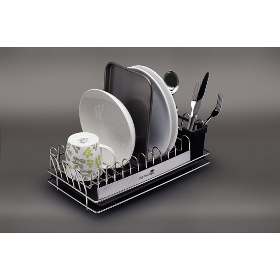 Master Class Small Stainless Steel Dish Drainer Rack, 41 x 22 x 13 cm, MCDISHCOMP Shop quality Master Class Small Stainless Steel Dish Drainer Rack, 41 x 22 x 13 cm in Kenya from vituzote.com Shop in-store or online and get countrywide delivery!