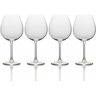 Mikasa 'Julie' Luxury Lead-Free Crystal Red Wine Glasses, 710 ml - Clear (Set of 4)