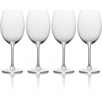 Mikasa Julie Set of 4 Bordeaux Wine Glasses, 610ml