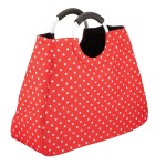 Cool Movers Reusable Shopping Bag, Red Polka Dot