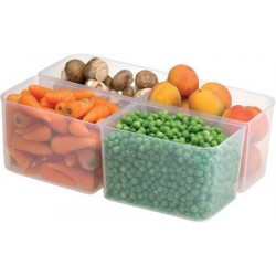 Kitchen Craft 5.2 Liter Rectangular Storage Container, Size: 31cm (L) x 21cm (W) x 11cm (H)