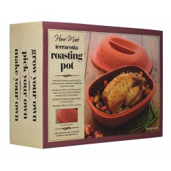 Kitchen Craft  Terracotta Roasting Pot with Lid