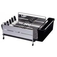Master Class Large Deluxe Stainless Steel Dish Drainer Rack  - Tarnish/Rust Resistant
