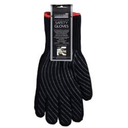 Master Class Professional Heat-Resistant Safety Oven Gloves - Black
