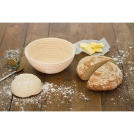 Kitchen Craft  Round Loaf Basket Rattan