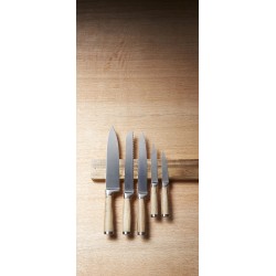 Natural Elements Wooden Magnetic Knife Rack, 45cm