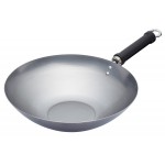 Kitchen Craft Orient Carbon Steel Wok, 30 cm
