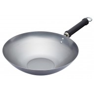 Kitchen Craft Orient Carbon Steel Wok, 30 cm