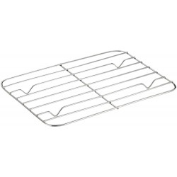 Kitchen Craft Small Stainless Steel Roasting Tin with Rack, 10.5" x 8" inches