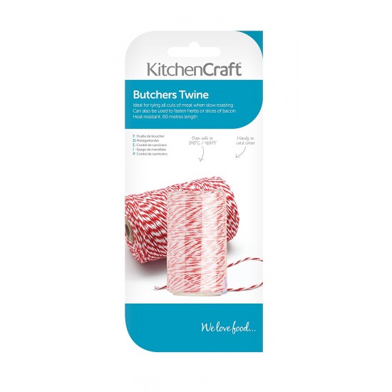 Shop quality Kitchen Craft Butchers  Twine, 60 m (197 ft) - Red / White in Kenya from vituzote.com Shop in-store or online and get countrywide delivery!