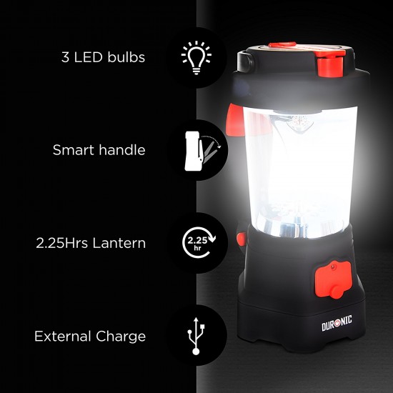 Shop quality Duronic 4 in 1 Rechargeable Lantern (Lantern + Torch + Charging Station + Flashing Red LED + 1 Year Warranty in Kenya from vituzote.com Shop in-store or online and get countrywide delivery!