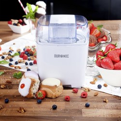 Duronic Ice Cream Machine, Sorbet and Frozen Yoghurt Maker