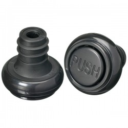 Bar Craft Connoisseur Deluxe Vacuum Wine Bottle Stoppers Savers, Set of 2
