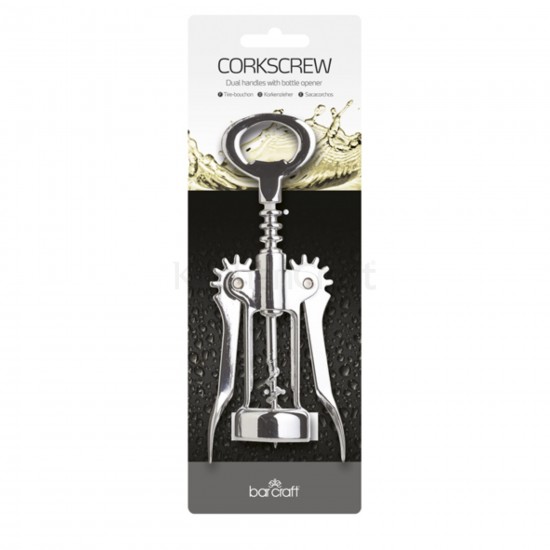 Shop quality BarCraft Double Handled Chrome Wing Corkscrew in Kenya from vituzote.com Shop in-store or online and get countrywide delivery!