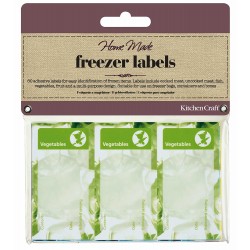 Kitchen Craft Assorted Freezer Labels, Pack of 60