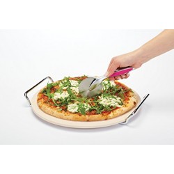 Kitchen Craft Black Nylon Handled Stainless Steel Pizza Wheel Cutter 70mm