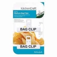 Kitchen Craft Plastic Bag Clips Medium, Set of Two