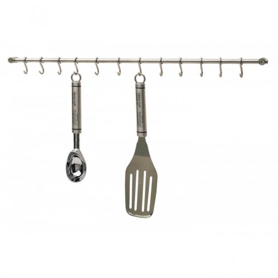 Kitchen Craft Stainless Steel Utensil 12 hook Hanging Rack - Silver - 52 cm, KCRACKDL Shop quality Kitchen Craft Stainless Steel Utensil 12 hook Hanging Rack - Silver - 52 cm in Kenya from vituzote.com Shop in-store or online and get countrywide delivery!