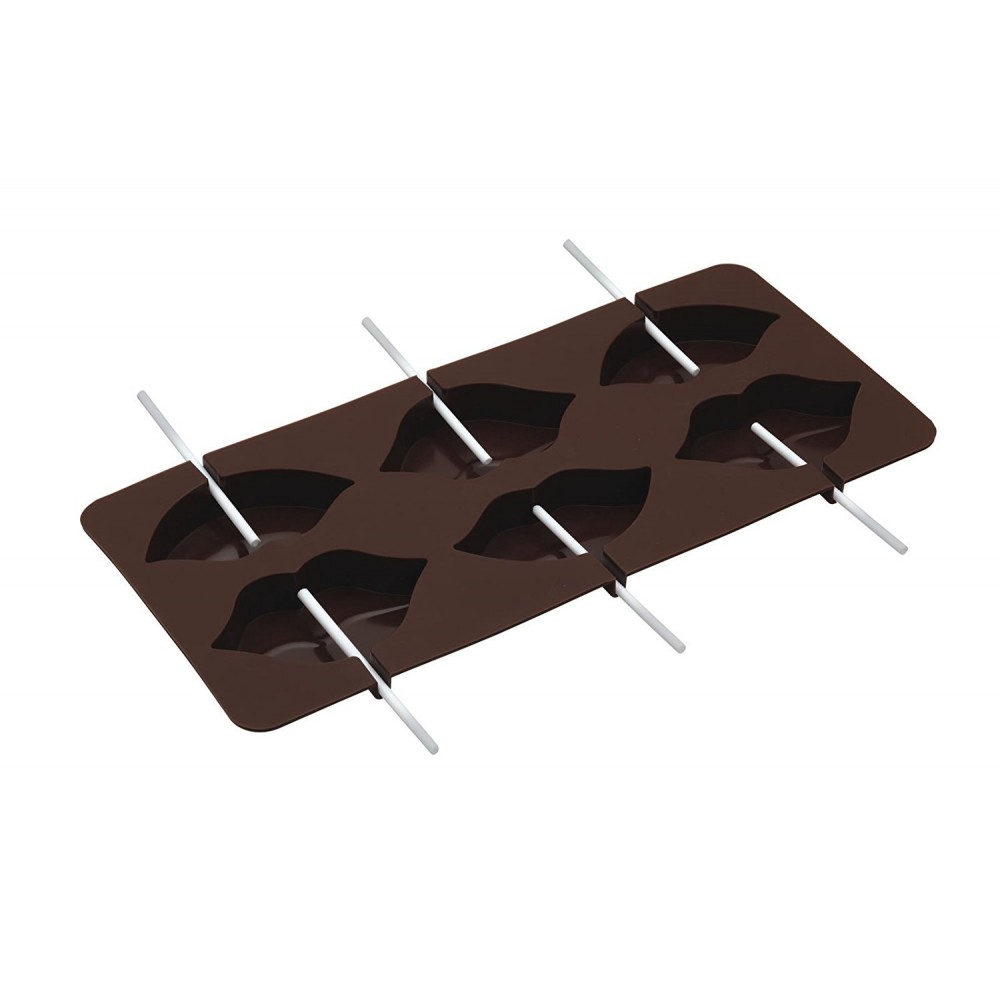 Bakeware : Sweetly Does It Silicone Lips Lollipop Mould,
