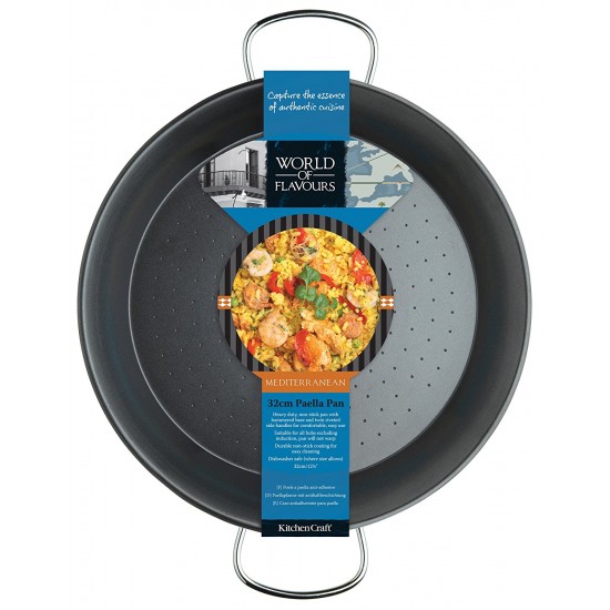 Shop quality World Of Flavours Mediterranean Non-Stick 32cm Paella Pan in Kenya from vituzote.com Shop in-store or online and get countrywide delivery!
