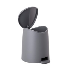 Tatay Standard Bathroom Pedal Bin, 3 Liters - Grey