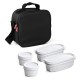 Shop quality Tatay Black Urban Food Kit - 5 - Piece Set + Insulated Thermo Bag - Microwave & Fridge Safe & 4 BPA Free Containers in Kenya from vituzote.com Shop in-store or get countrywide delivery!