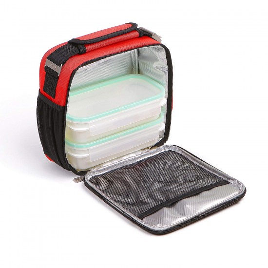 Tatay Urban Food Kit - 3-Piece Set + Insulated Thermo Bag - Microwave & Fridge Safe & 2 BPA Free Containers Tatay Urban Food Kit - 3-Piece Set + Insulated Thermo Bag - Microwave & Fridge Safe & 2 BPA Free Containers