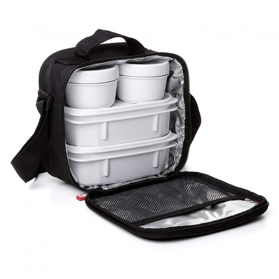 Shop quality Tatay Grey Stars Food Kit - 5 - Piece Set + Insulated Thermo Bag - Microwave & Fridge Safe & 4 BPA Free Containers in Kenya from vituzote.com Shop in-store or get countrywide delivery!
