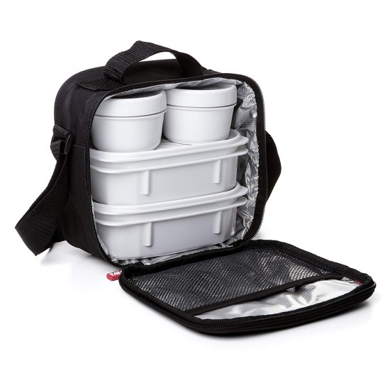 Tatay Black Urban Food Kit - 5 - Piece Set + Insulated Thermo Bag - Microwave & Fridge Safe & 4 BPA Free Containers, 1167500 Shop quality Tatay Black Urban Food Kit - 5 - Piece Set + Insulated Thermo Bag - Microwave & Fridge Safe & 4 BPA Free Containers in Kenya from vituzote.com Shop in-store or get countrywide delivery!