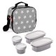 Shop quality Tatay Grey Stars Food Kit - 5 - Piece Set + Insulated Thermo Bag - Microwave & Fridge Safe & 4 BPA Free Containers in Kenya from vituzote.com Shop in-store or get countrywide delivery!