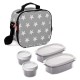 Tatay Grey Stars Food Kit - 5 - Piece Set + Insulated Thermo Bag - Microwave & Fridge Safe & 4 BPA Free Containers, 1167513 Shop quality Tatay Grey Stars Food Kit - 5 - Piece Set + Insulated Thermo Bag - Microwave & Fridge Safe & 4 BPA Free Containers in Kenya from vituzote.com Shop in-store or get countrywide delivery!