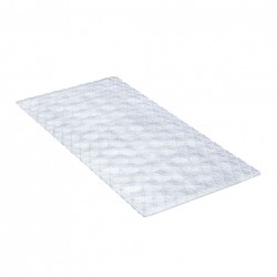 Tatay Anti-slip Bath-Mat 72x36cm - Diamond White Translucent Colour