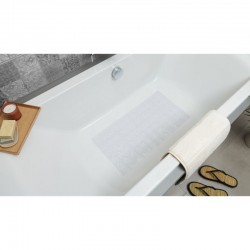 Tatay Anti-slip Bath-Mat 72x36cm - Diamond White Translucent Colour