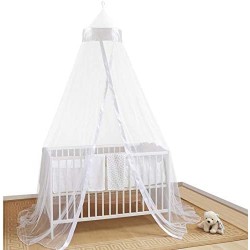 4U Mosquito Net Bed Canopy Insect Protection for Babies and Toddlers, White