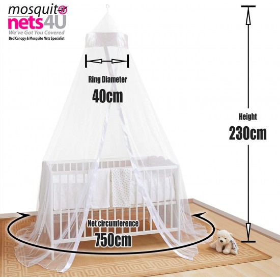 Shop quality 4U Mosquito Net Bed Canopy Insect Protection for Babies and Toddlers, White in Kenya from vituzote.com Shop in-store or online and get countrywide delivery!