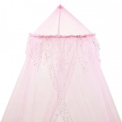 4 U Bed Canopy for Bed Decoration for Baby, Kids, Girls Or Adults, As Mosquito Net Use to Cover The Bed - Pink