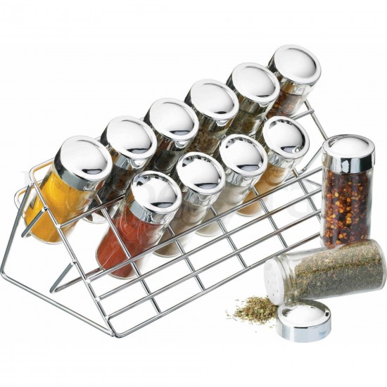 Kitchen Craft Chrome Plated Spice Rack Set, Set of 12, KCSPICE Shop quality Kitchen Craft Chrome Plated Spice Rack Set, Set of 12 in Kenya from vituzote.com Shop in-store or get countrywide delivery!