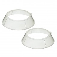 Kitchen Craft 2-Piece Microwave-Stacking Plate Rings, 22cm Base Diameter